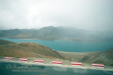 Yamdrok Tso from Kambala pass (5,000 m. above sea level)