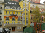 Yellow bank in Podil
