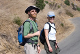 Rob and Susan on the islands perimeter road