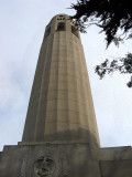 Approaching Coit Tower  entrance