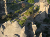 The odd Cappadocia mountain shapes