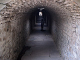 262' long, with 12 windows above for sunlight, patients were given hashish, walked in silence
through the tunnel while listening to soothing sound of water from the sacred spring flowing under the floor.