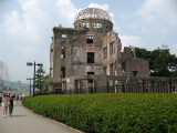 A-Bomb Dome and riverside path