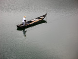 Fishing for ayu (sweetfish) out on the river