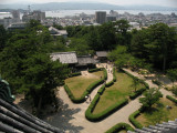 Looking down into the Hon-maru