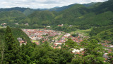 View over Tsuwano from the castle ruins