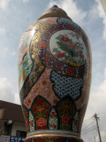 Porcelain vase near Imari station