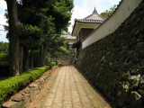 Entrance slop to Hirado-jō