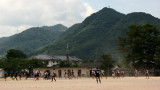 High school rugby practice in Horiuchi