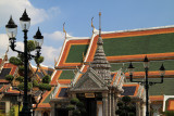 Snamchand Pavilion and roof of Paisal Taksin Hall
