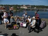 Ragtime band on Karlův Most