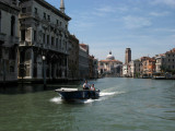 Fast boat on the canal