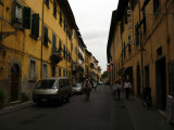 Medieval buildings along Via Carducci