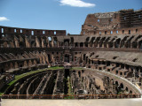 View across the ruins from the upper floor