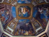 Frescoed ceiling in the Sala Rotonda