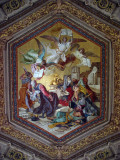 Gilded and frescoed ceiling