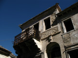 Crumbling old house in the old town