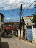 Neighborhood street on Velania hill