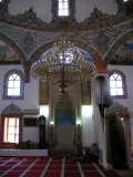 Chandelier inside the Bajrakli Mosque