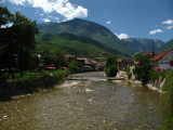 River Lumbardhi and surrounding scenery