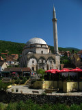 Sinan Pasha Mosque from across the Bistrica