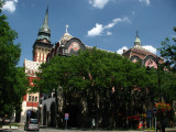 Subotica Town Hall from Zagrebačka