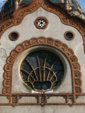 Art Nouveau window on the synagogue