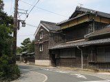 Weathered kura and machiya in Futami-chō