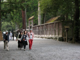 Visitors leaving Gegū