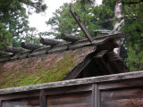 Rooftop detail of Toyōke-daijingū, Gegū