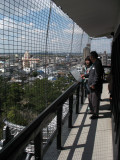 Out on the donjon balcony
