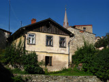 Behind an old house on Valņu iela