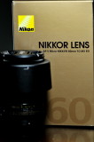 Nikon 60mm f/2.8 ED AF-S Micro Lens