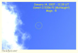 2007 January 14 - 12.39 UT - Comet McNaught in broad daylight