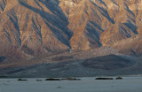 Sunset Glow Over the Santa Rosa Mountains with Clark Dry Lake in Forground