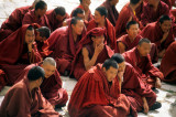 Drepung, debating session of the young monks