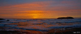 Meyers Creek Beach Sunset Panorama