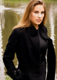 Model Ilse Van Wel Dress Look Location Rotterdam Netherlands