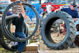Men with big round things.