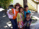 Teresa with kids