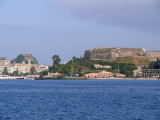 Sailing back to Corfu Town Port