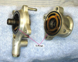 Oil filter bracket o-rings