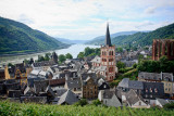 Bacharach village and the Rhine