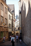 narrow shopping lane, Cochem