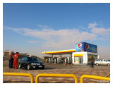 The excellent oil station along the highway