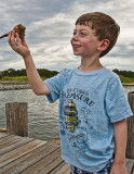 Eli Admires A Hermit Crab 2