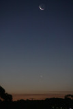 Venus approaching its transit of the sun in 2 weeks