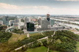 Vienna from the Danube tower