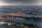 Vienna from the Danube tower