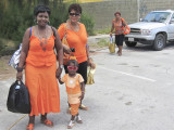 Curacao family on their way to celebrate Queensday